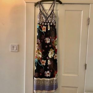Hale Bob Cabana Silk Maxi Dress